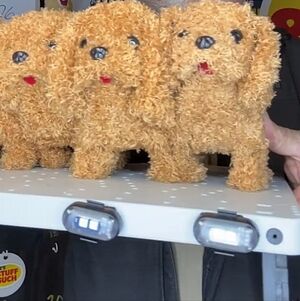 Barking Walking Plush Dog - Brown